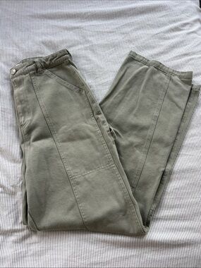 Olive Green Workwear Pants